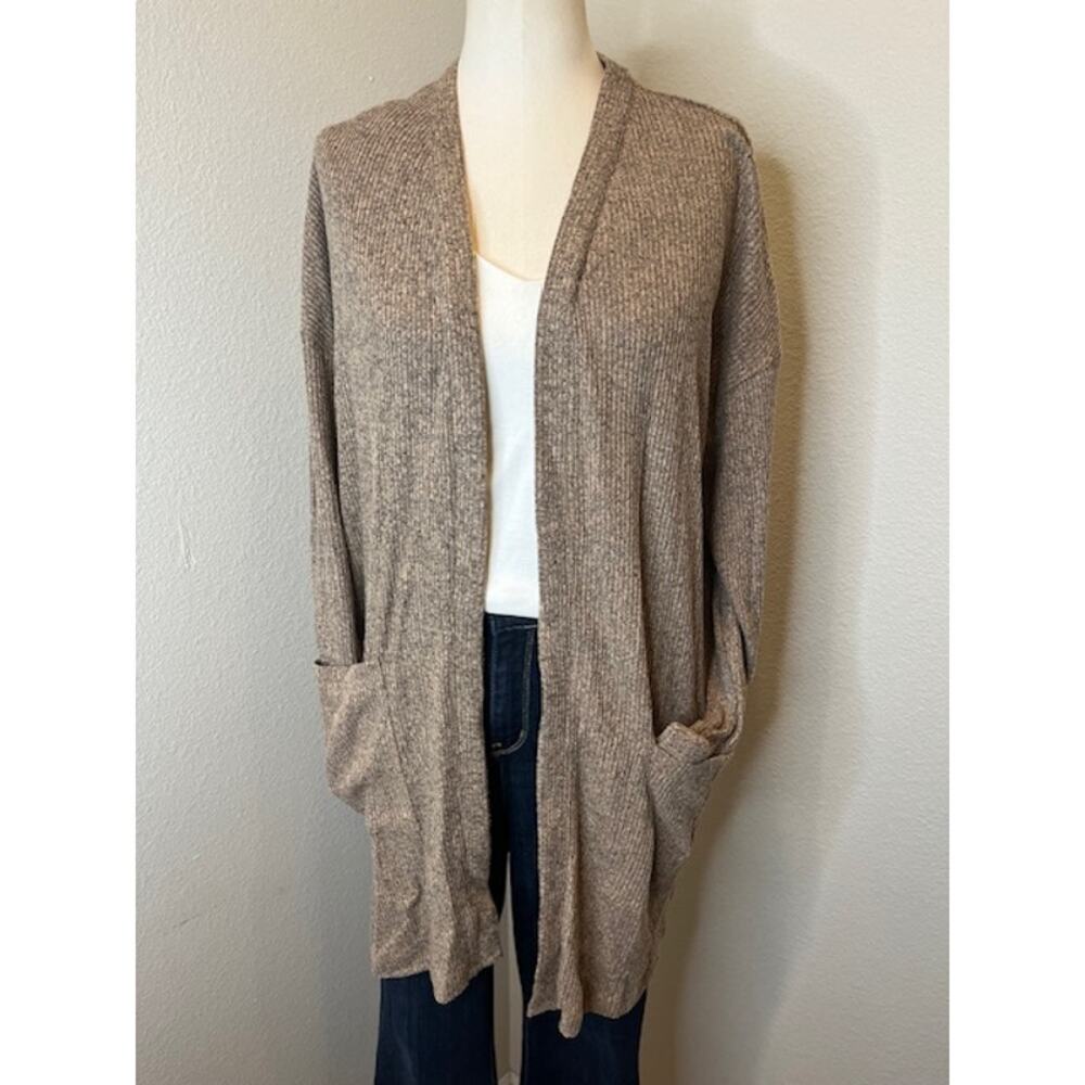 Brown Cardigan in Size Large Soft Comfortable Great for Layering